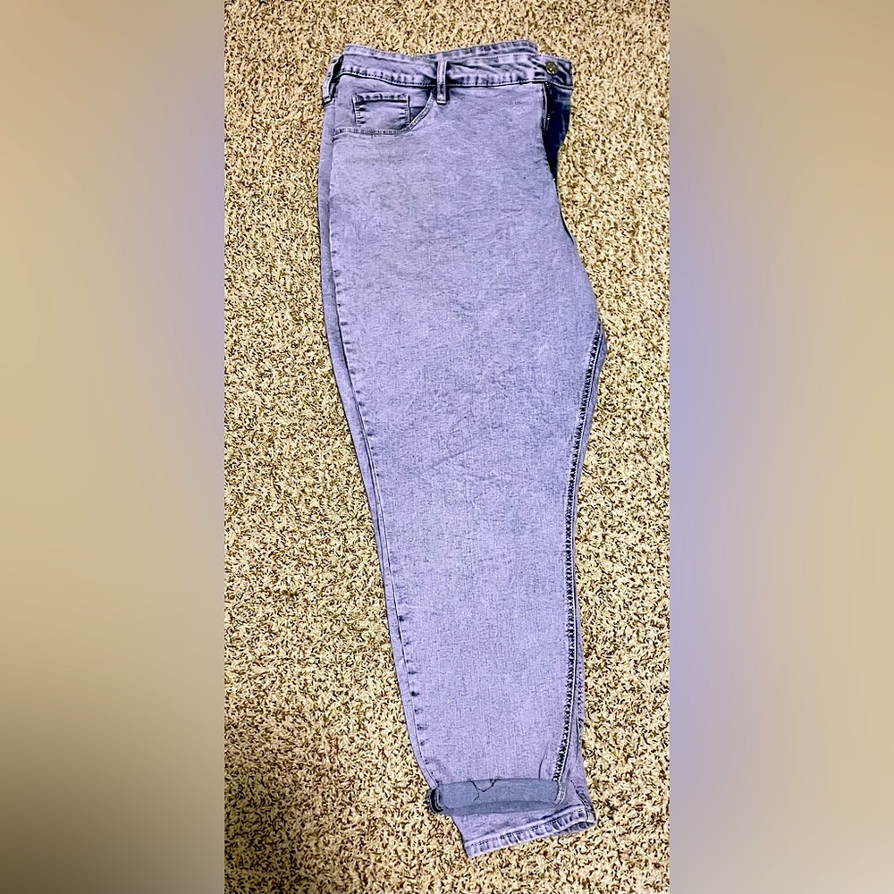 24W Purple Skinny Jeans